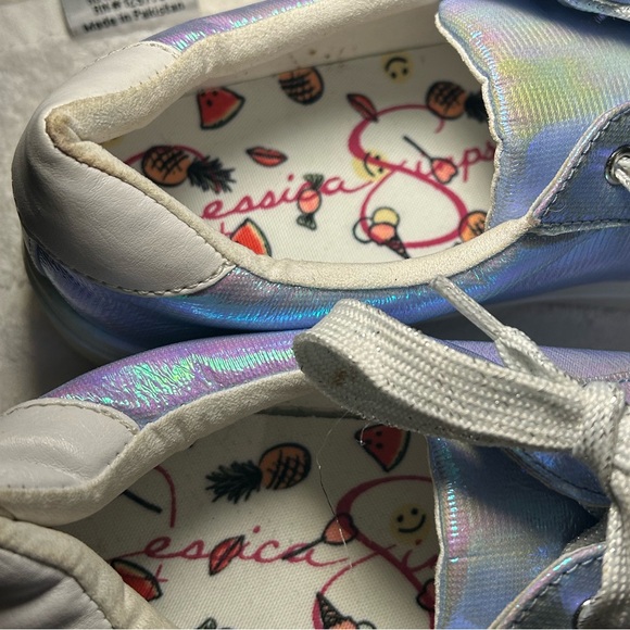 Jessica Simpson Girls Child Wham Sneaker Size 4m - Picture 2 of 8